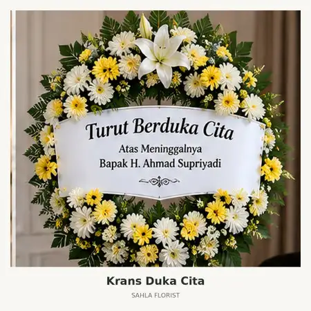 Krans Bunga Duka Kendari